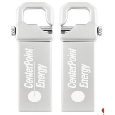 16GB Solid Carabiner USB Flash Drive