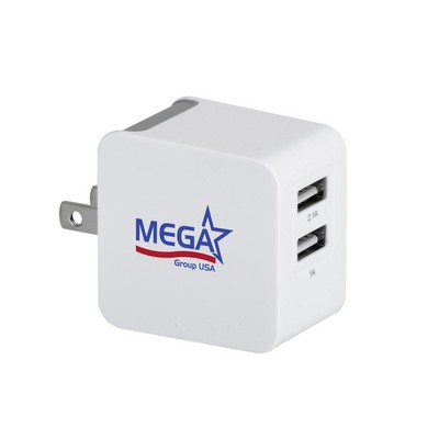 UL-Listed Dual-Port USB Wall Charger