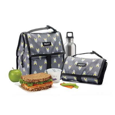 Neon Arrows Freezable Lunch Bag