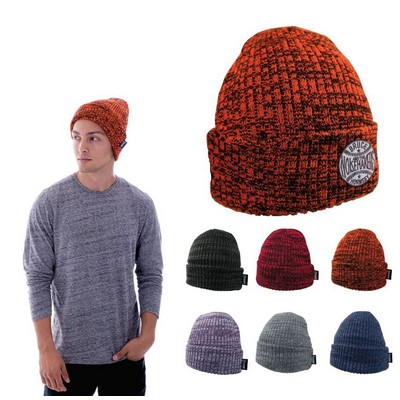 3M Thinsulate Marble Beanie w/Fleece Lining