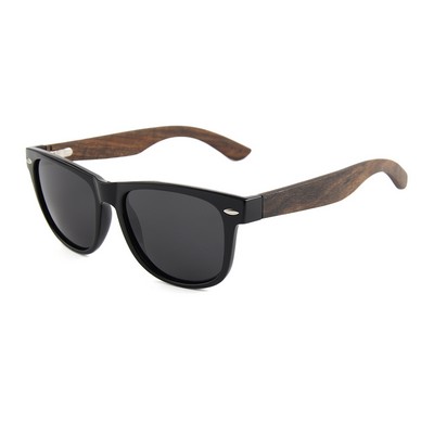 Ebony Wood Sunglasses - Black Frames