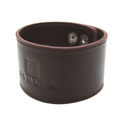 Ashlin® Designer Dorset Expresso Brown Tuscany Cowhide Bracelet Cuff