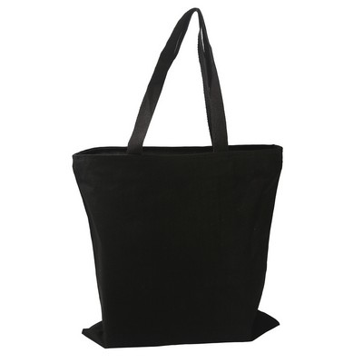 Cotton Tote w/ Zipper Closure - Overseas - Color