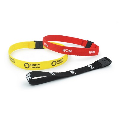 Custom Polyester Fabric WristBands