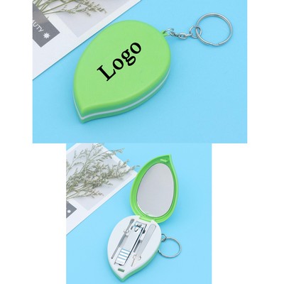 Nail Clipper Set Keychain