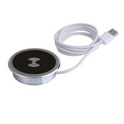 5W Desktop Embedded Furniture Fast Wireless Phone Charger