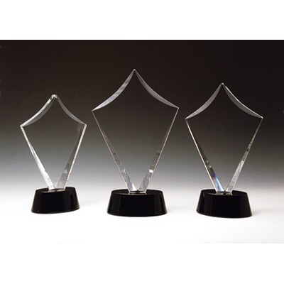 Royal Diamond Optical Crystal Award 10"H