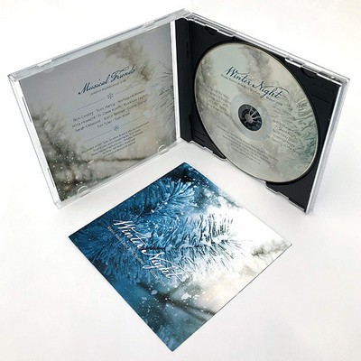 CD in Jewel Case w/ 4 panel insert and back tray card