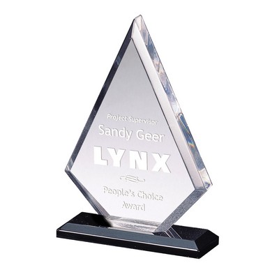 Desktop Triangle Award, Clear, Medium (5-1/2"x7-3/4")