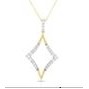 Jilco Inc. Diamond Shaped Pendant Necklace