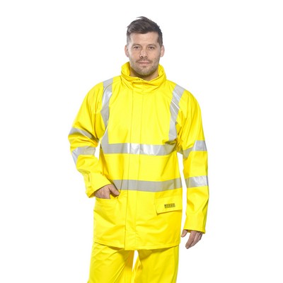 Flame Resistant Rain Hi-Vis Jacket