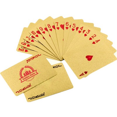 Gold Foil Playing Cards