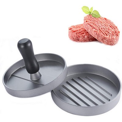 Aluminum Hamburger Press Patty Maker for 1/4 to 1/2 Lb Patty