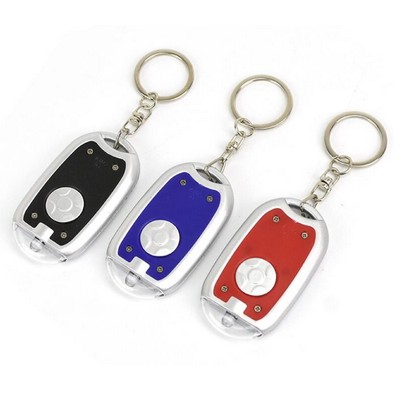 Oval LED Keychain