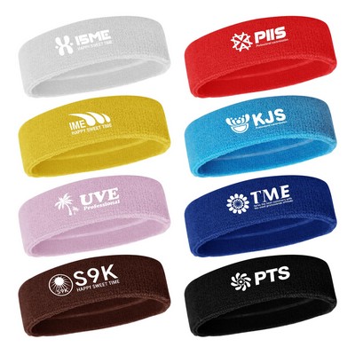 Terry Cotton Sports Headband