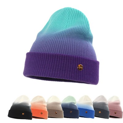 Gradient Knitted Hat