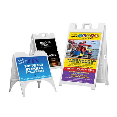 18" x 24" - Full Kit-Custom Deluxe A Frame Sidewalk Sign 18" x 24"- 4/4