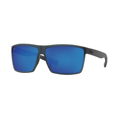 Costa® Del Mar Rincon Polarized Sunglasses w/Matte Smoke Crystal Gray Frames & Blue Lenses