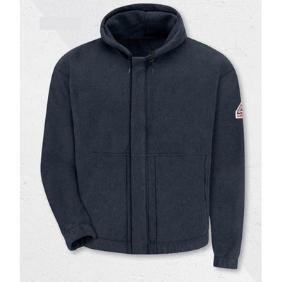 Zip-Front Hooded Fleece Sweatshirt