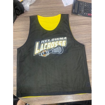 Pinnies, Training Scrimmage vests sublimated, screen print, heat transfer, full customization