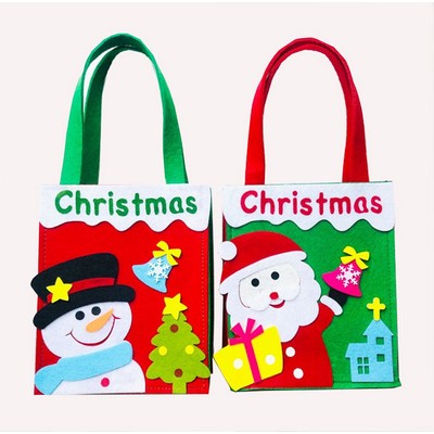 Christmas Felt Candy Tote Bag