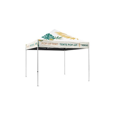 Pop-up Tent 10x10 ft - 4 Sides Printing - Frame 40mm (KIT)