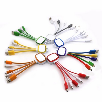 LED 5-in-1 Charging Multi-Cable