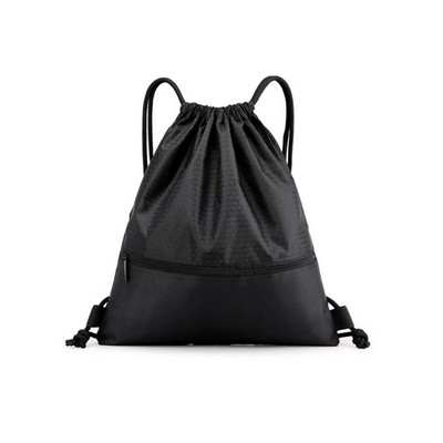 Water Resistant Basketball Drawstring Bag