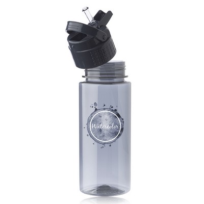 18oz Pop Up Straw Water Bottle