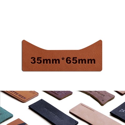 35 x 65 mm Leatherette Patch Faux Leather Patch Cloth Mark