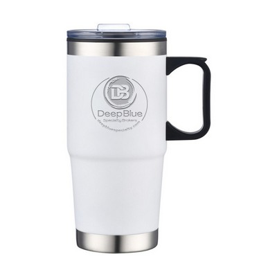 24oz Stainless Steel travel mug with stainless bottom