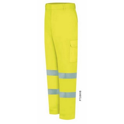 Red Kap™ Hi-Visibility Utility Pocket Pant Supplemental, Class E - Yellow/Silver