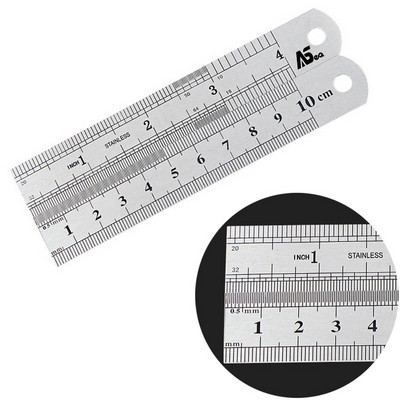 4 inch Stainless Steel Ruler