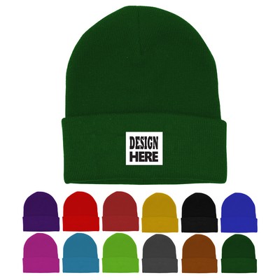 Acrylic Knitted Beanie Hats