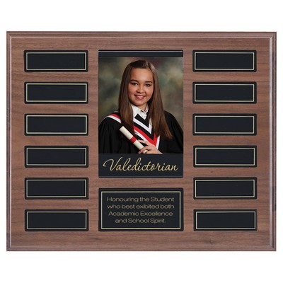 Veneer Annual Photo Plaque, Award Trophy, 10x1