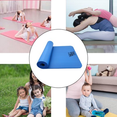 Non-Slip PVC Yoga Mat w/Carrying Strap