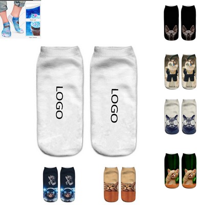 Full Color Printing Ankle Socks