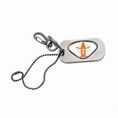 Dog Tag Key Chain