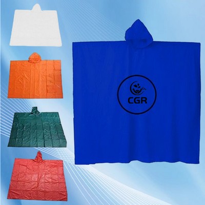 PVC Adult Rain Poncho