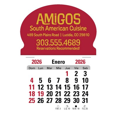 Press-N-Stick Spanish Calendar