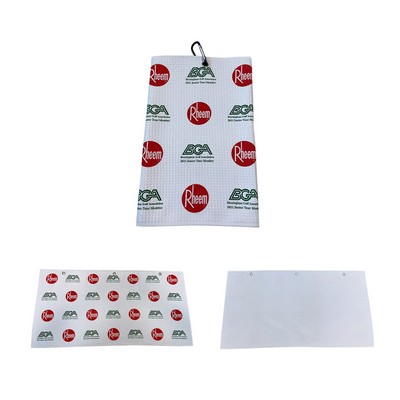 Microfiber Golf Towel With Carabiner Clip