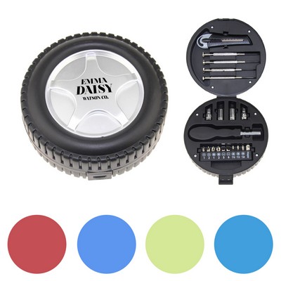 Hardware Tools Kit w/ Tyre-shape Box