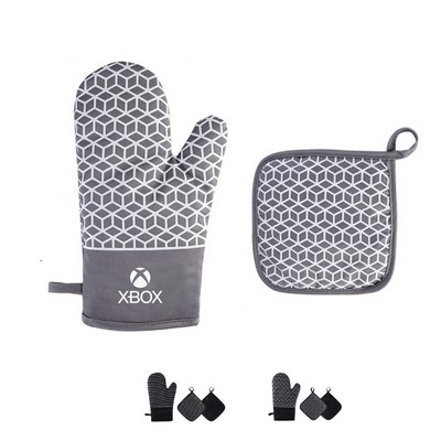 Oven Mitt and Pot Holder Set