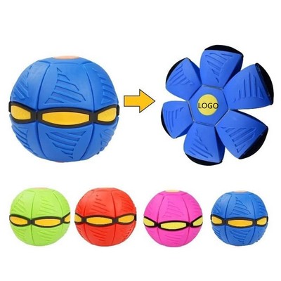 Pet Toy Flying Flat Throw Disc Ball For Dogs