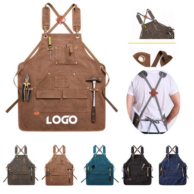 Work Apron with Tool Pockets