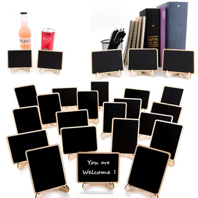 Mini Chalkboards Signs with Easel Stand