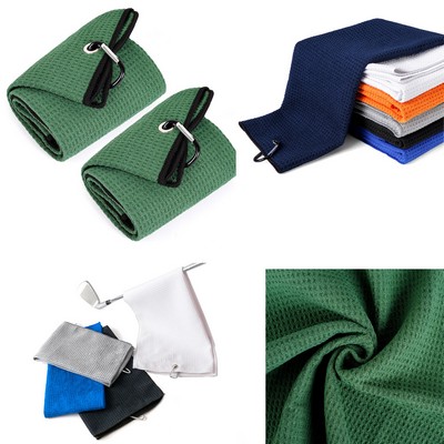 Golf Towels Microfiber Waffle Pattern