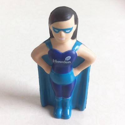 Foam Superwoman Shaped Stress Ball with Customized Logo