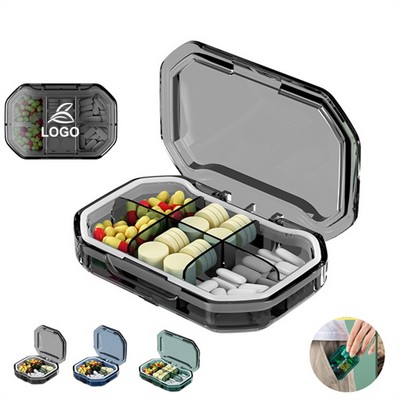 Daily Pill Organizer Box to Hold Vitamins Cod Liver Oil