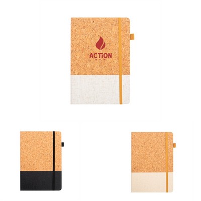 A5 Cork Spliced Notebook